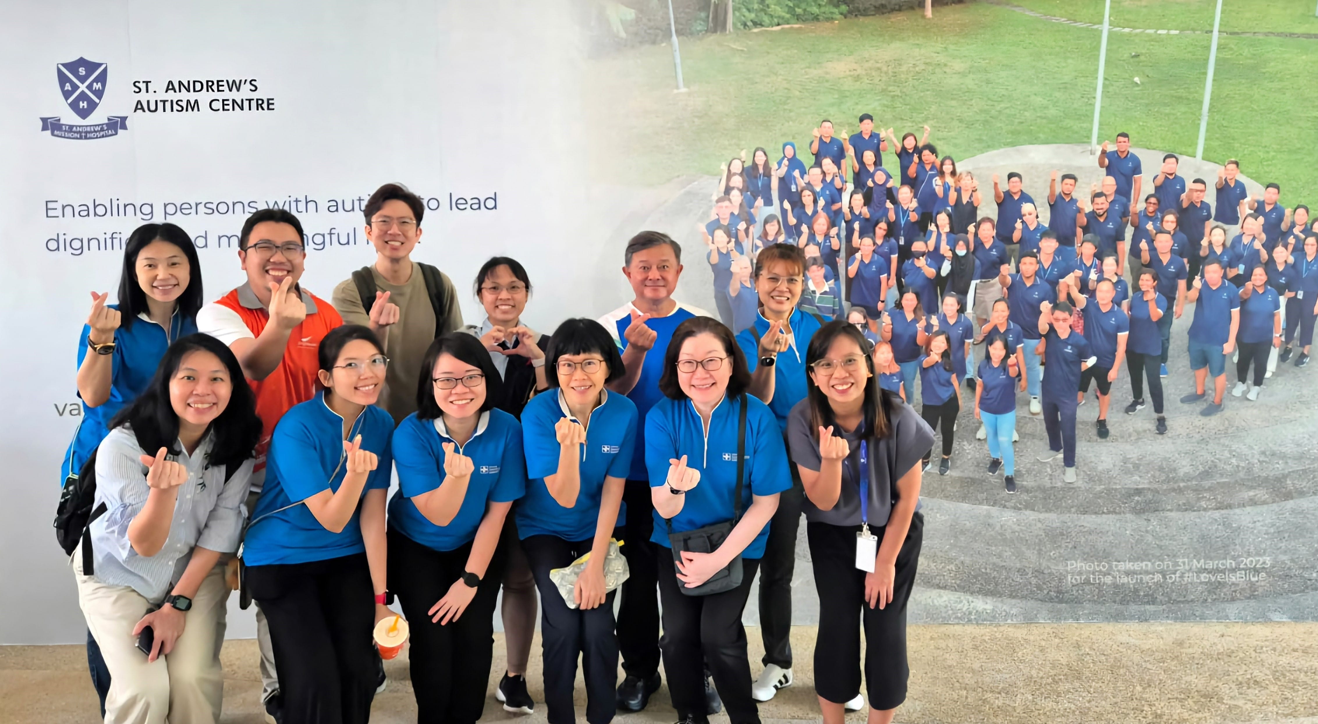 Poh Choo at the St Andrew’s Autism Centre